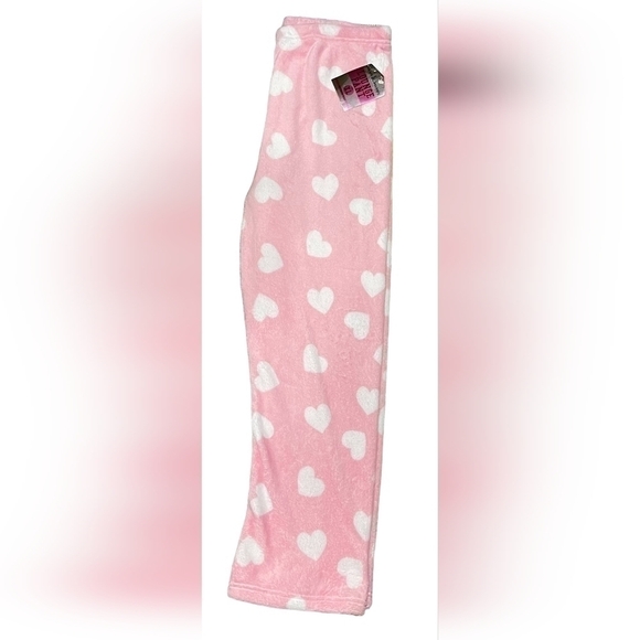 NWT Valentines Pink Plush Lounge Pants Comfy Soft Snuggly Pants Extra Large XL - Picture 6 of 15